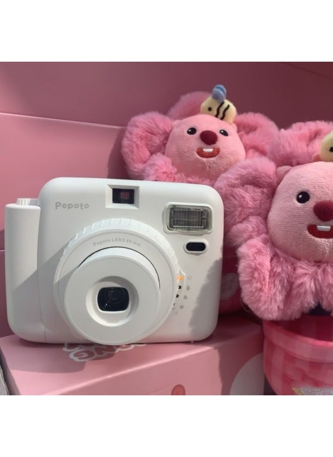 Generic Smart Photo Small Cute Ccd Camera Mini Retro Student Instant Cheap Film-Body Color:Morandi Blue-official Standard  - Image 3