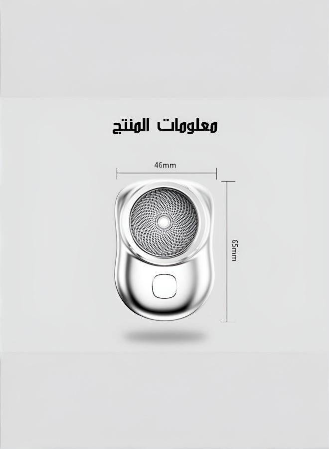 موس حلاقة سفر كهربائي مقاوم للماء للرجال - شفرات عالية الدقة وشحن سريع ومحمول - Image 3