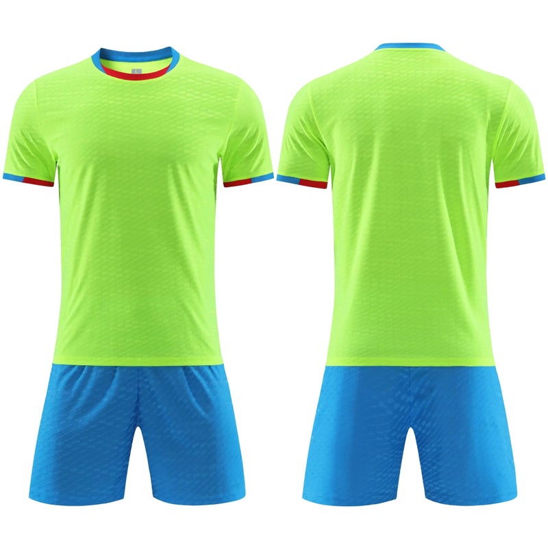 2025 Children'S Football Uniforms Suit Primary School Students Football Training Team Uniforms Boys And Girls Game Printed Jerseys - Image 4