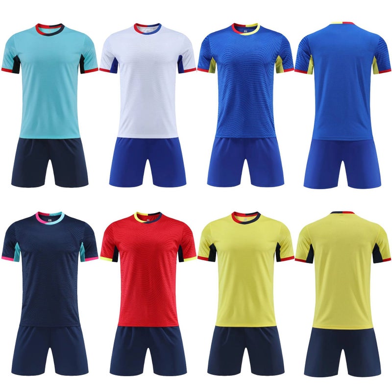 2025 Children'S Football Uniforms Suit Primary School Students Football Training Team Uniforms Boys And Girls Game Printed Jerseys - Image 3