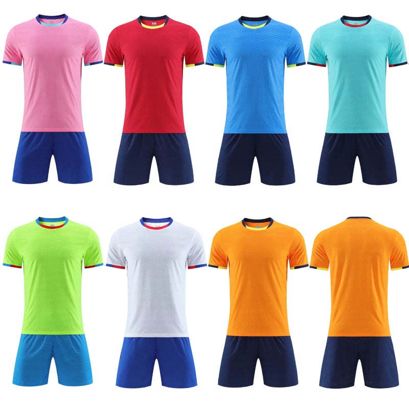 2025 Children'S Football Uniforms Suit Primary School Students Football Training Team Uniforms Boys And Girls Game Printed Jerseys - Image 2