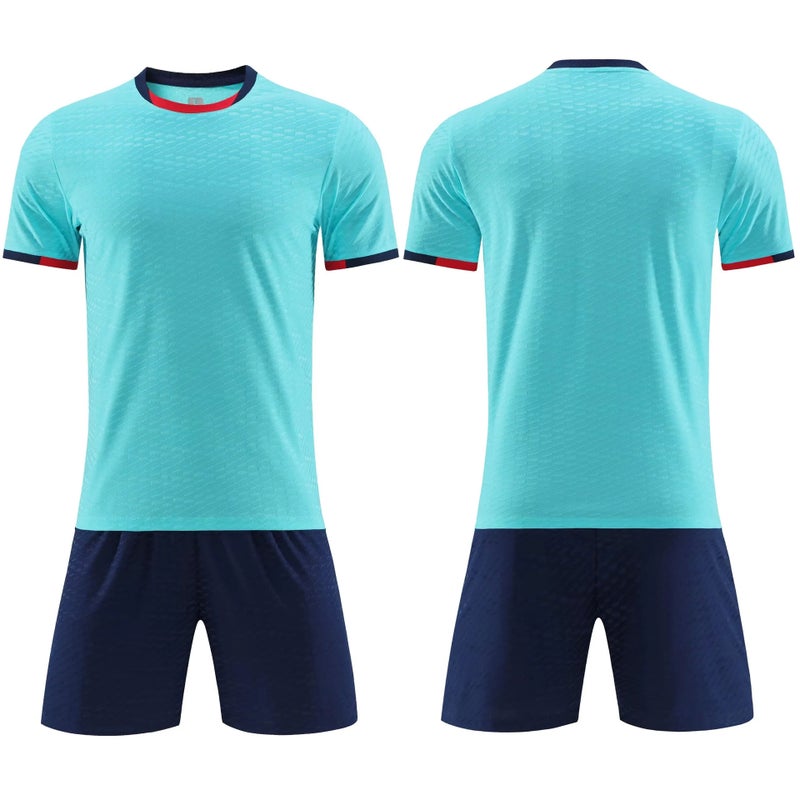 2025 Children'S Football Uniforms Suit Primary School Students Football Training Team Uniforms Boys And Girls Game Printed Jerseys - Image 1