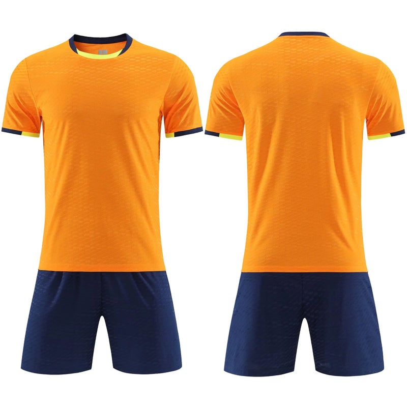 2025 Children'S Football Uniforms Suit Primary School Students Football Training Team Uniforms Boys And Girls Game Printed Jerseys - Image 5