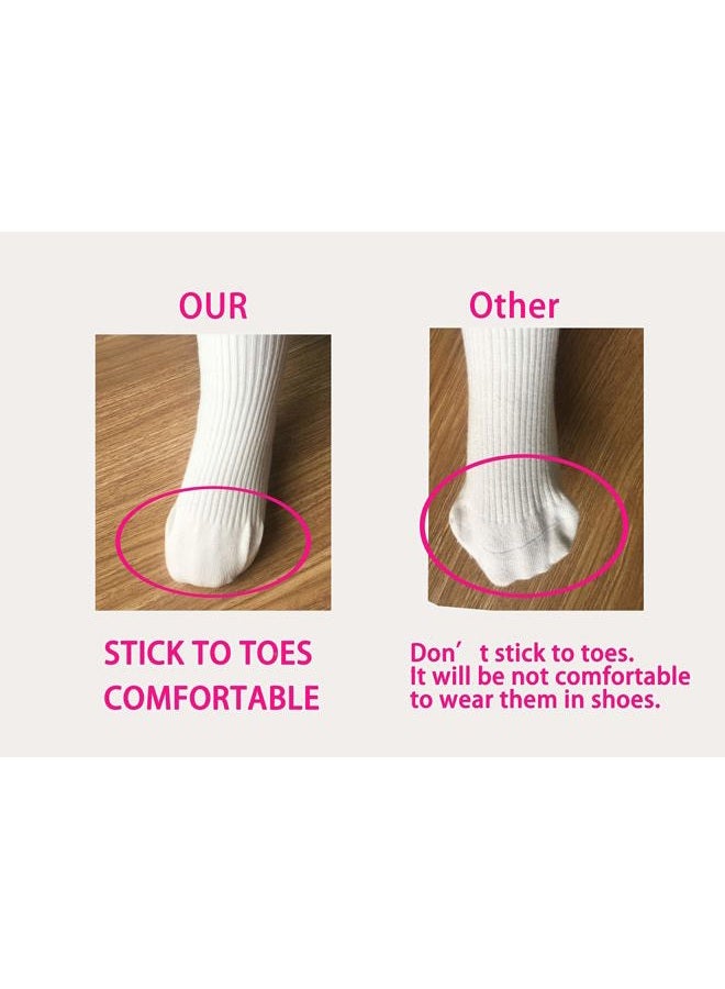 CECORC Baby Tights – Thick Toddlers Girl Leggings–Seamless Cable Knit Cotton Stockings – Infants Pantyhose 3/5 Pack…, 4 Pack (Black+white+redbrown+beige), 0-12 Months - Image 3