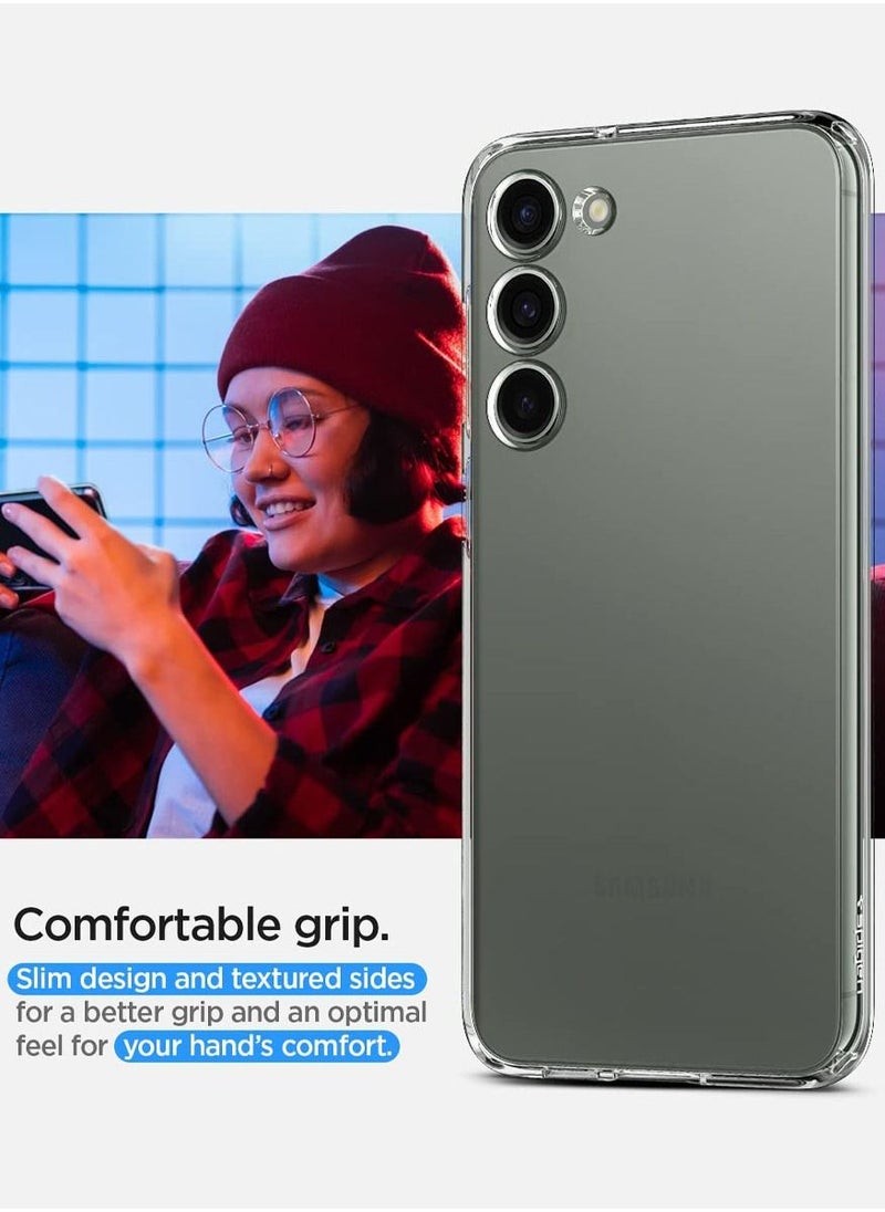 Spigen - غطاء حماية من الكريستال السائل لهاتف سامسونج جالاكسي S23 - شفاف كريستالي - Image 1