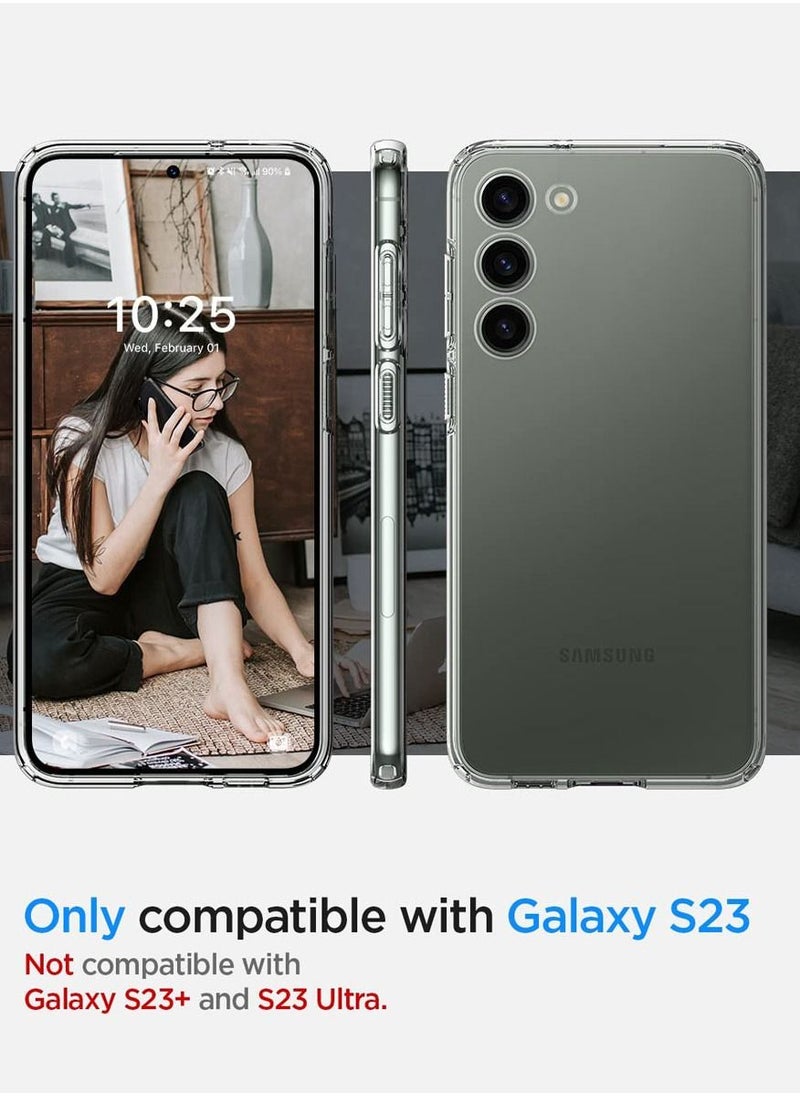 Spigen - غطاء حماية من الكريستال السائل لهاتف سامسونج جالاكسي S23 - شفاف كريستالي - Image 1