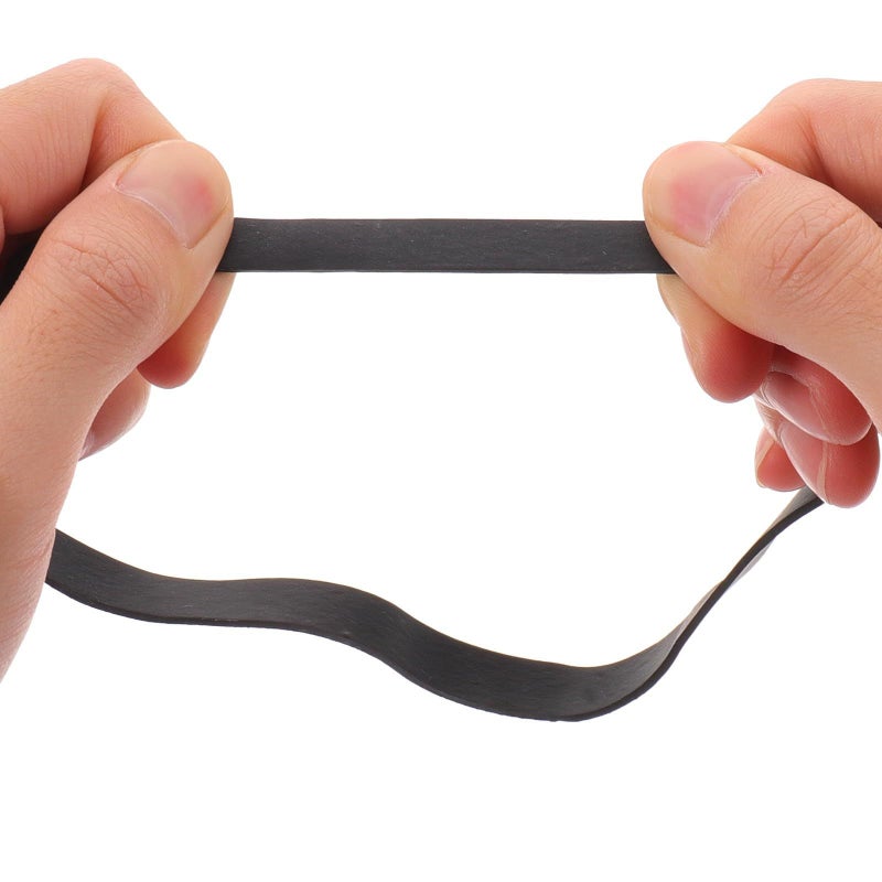 Black Elastic Rubber Bands 1lb Pack 380mm Circumference 10mm Wide 1 5mm Thick For Bundling Crafting - Image 4