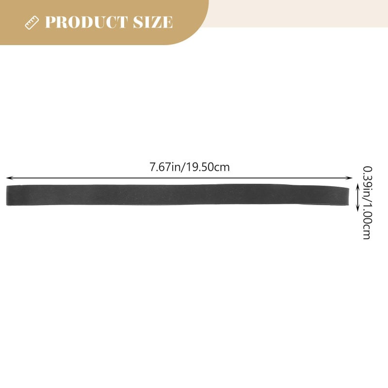 Black Elastic Rubber Bands 1lb Pack 380mm Circumference 10mm Wide 1 5mm Thick For Bundling Crafting - Image 3