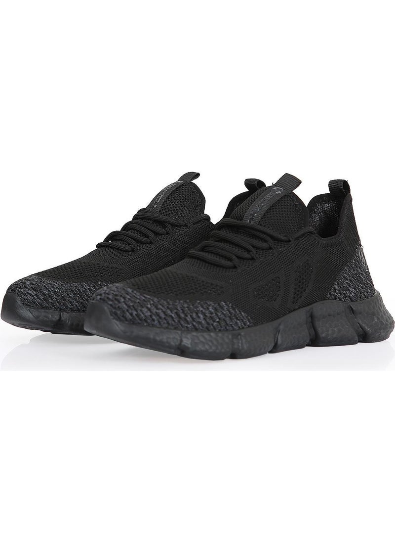 Hammer Jack Gray Black Steel Knit Comfortable Sole Men's Sneakers 028-5201  - Image 4