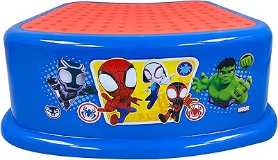 ginsey Ginsey Spidey and His Amazing Friends Team Up Step Stool - Kids Step Stool, 1 Count, 1.07 pounds - Image 1