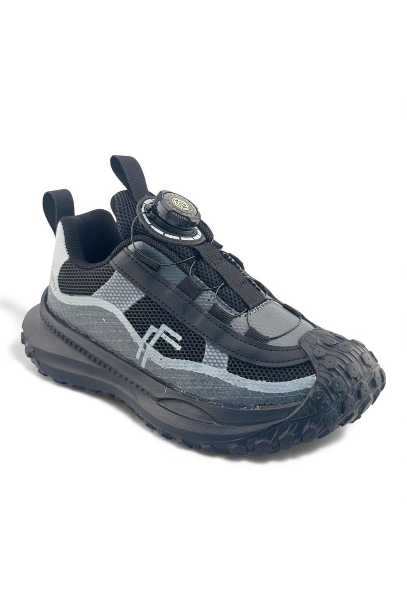 Feet First Bolt Flow Kids Lightweight Sports Sneakers 86-890-19 Black - Image 3