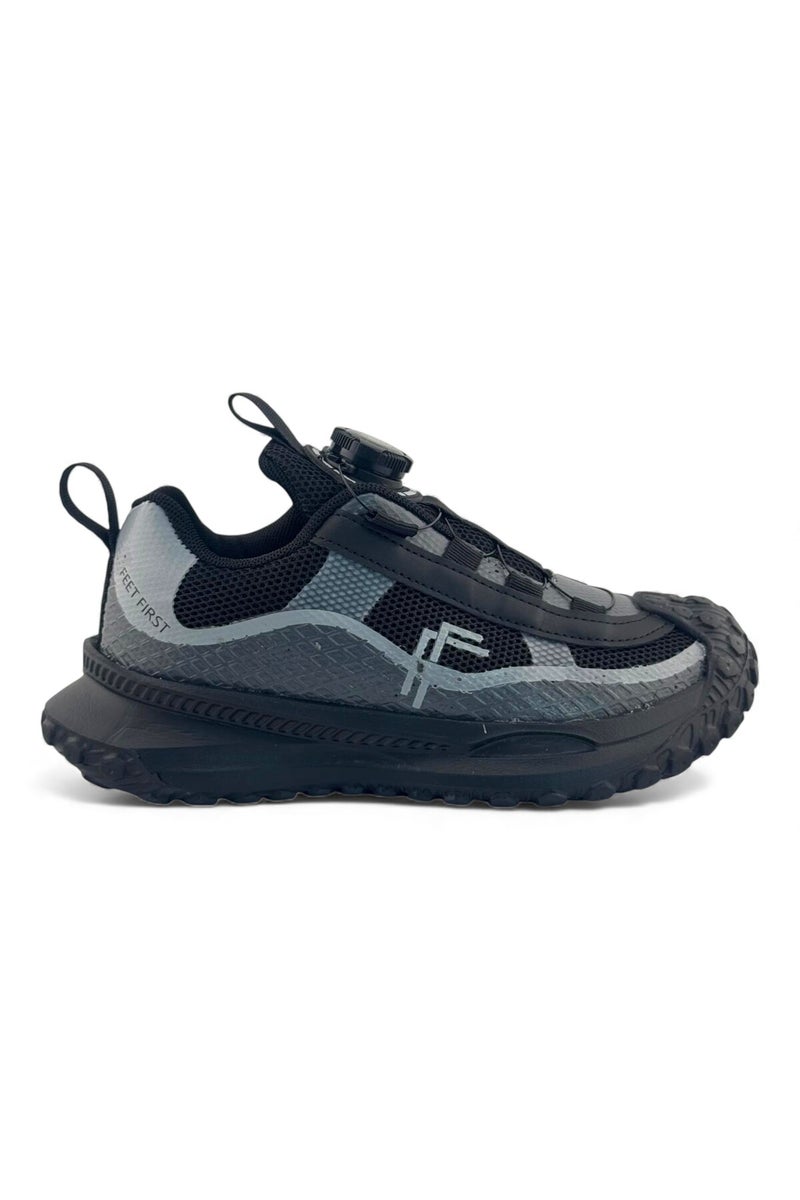 Feet First Bolt Flow Kids Lightweight Sports Sneakers 86-890-19 Black - Image 1