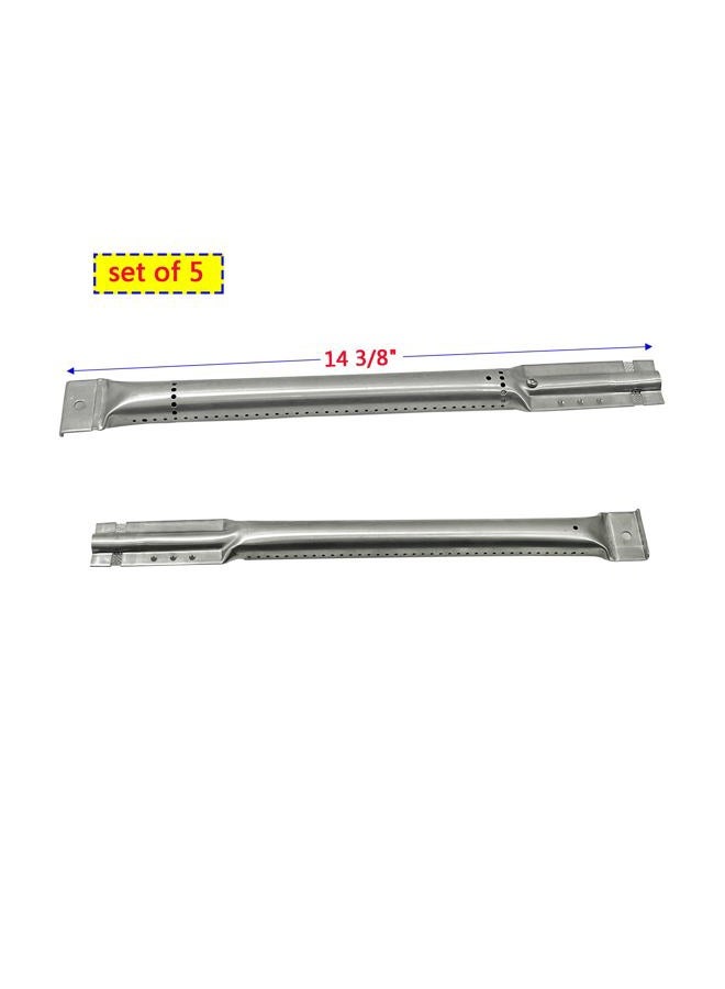 Direct Store Parts Kit DG258 (5-Pack) Repair Kit Replacement for Charbroil 6 Burner Gas Grill Stainless Steel Burners, Crossover Tubes & Porcelain Steel Heat Plates - Image 4