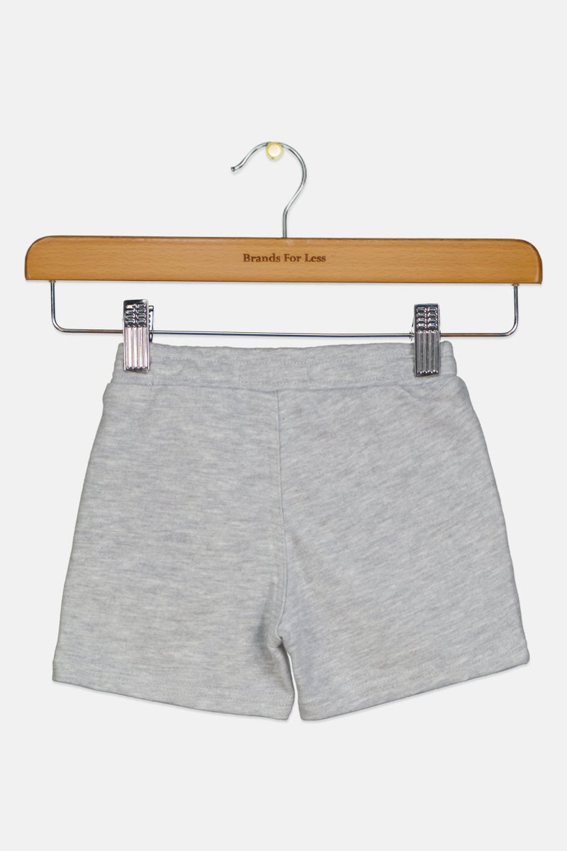 Levi's Toddlers Boy Brand Logo Basic Shorts, Light Grey - Image 2