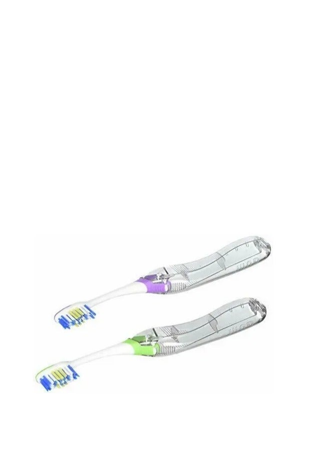 GUM ORTHO Travel Toothbrush - Compact Head Perfect for Cleaning Braces and Wires On-The-Go - Image 4