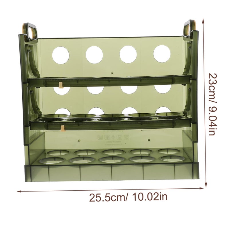 Large Capacity Egg Storage Container Flip Fridge Organizer Holds 30 Eggs - Image 3