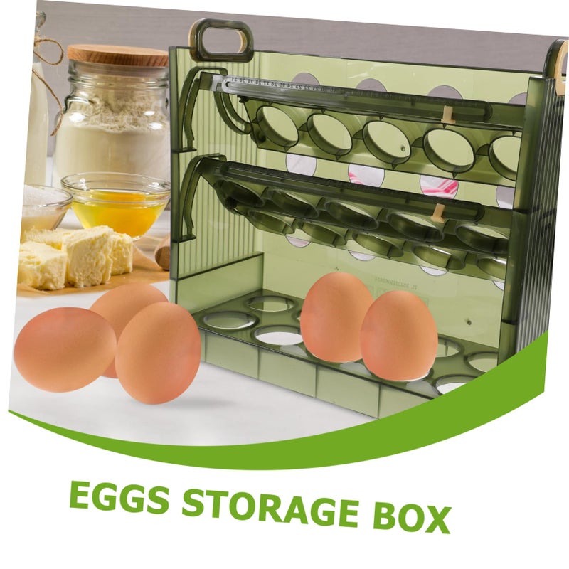 Large Capacity Egg Storage Container Flip Fridge Organizer Holds 30 Eggs - Image 5