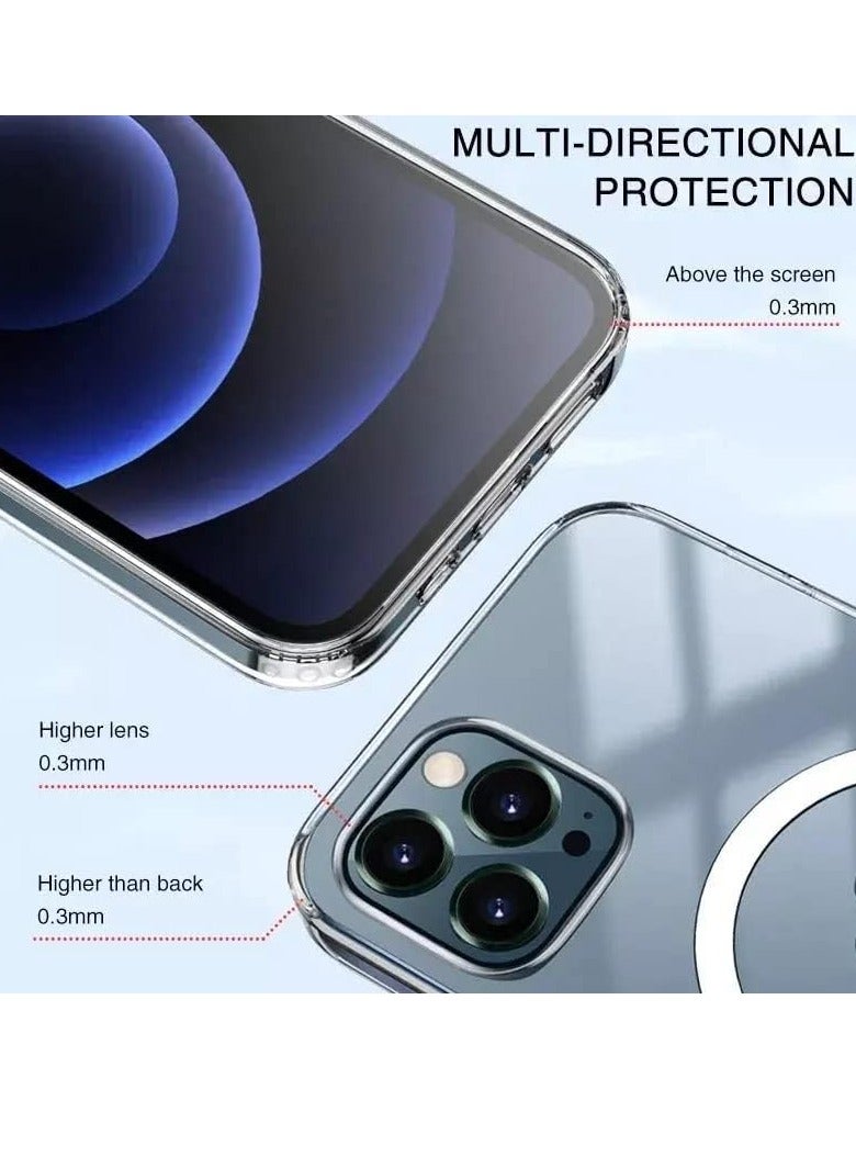 DUSALA Protection Case Cover With Magsafe for Apple iPhone 11 Pro Max Clear - Image 3