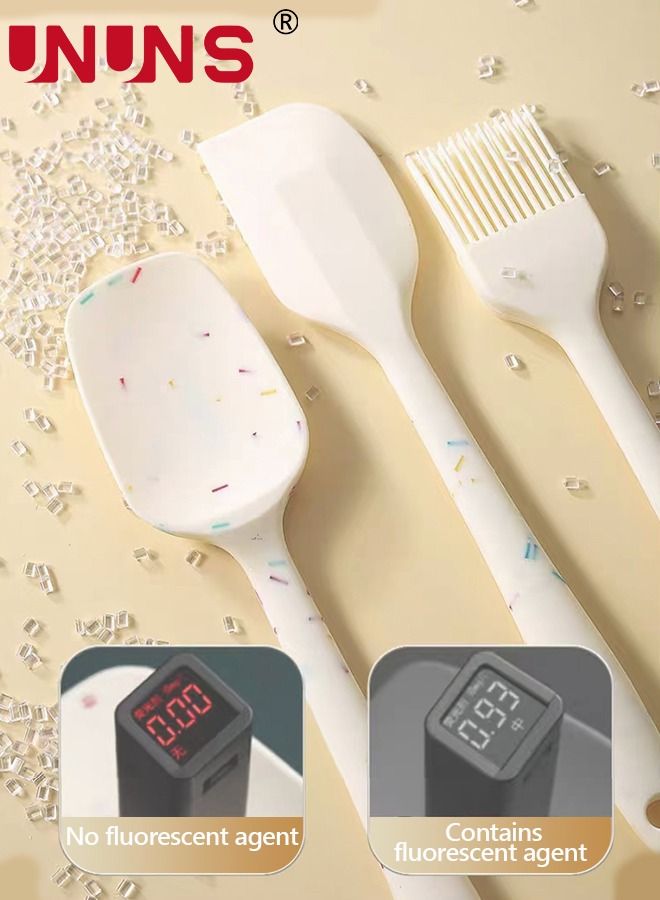 UNUNS Silicone Spatula Set,6-Piece Heat Resistant Nonstick Spatulas Set,Food Grade Silicone Spatulas For Baking Cooking Mixing Kitchen Utensils Set - Image 2