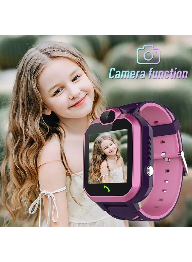 Arabest Waterproof Kid's Watch,Rechargeable Design,Sleep Mode/20 Sport Modes/2-Way Talk/Activity Monitor,Suitable for Birthday Gift for Kids(Pink)  - Image 3