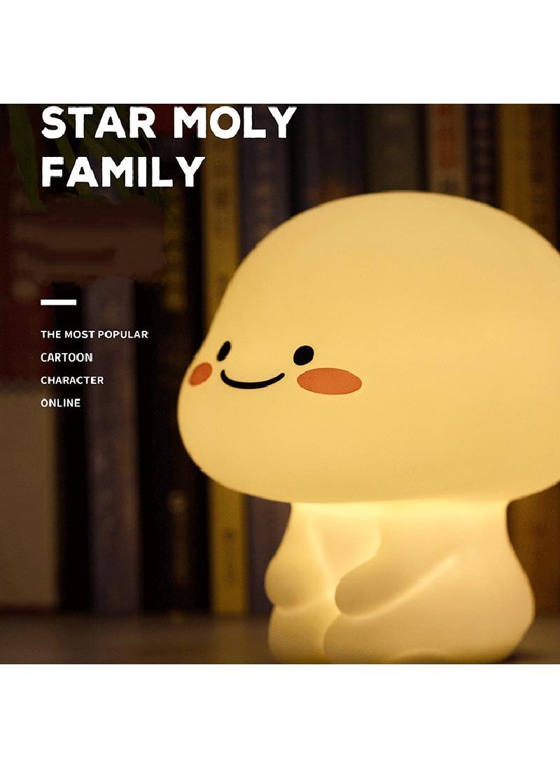 Y&D Adorable Kids Night Light Night Lamp Night Lights For Kids Bedroom Toddler Baby Portable Silicone USB Led Nightlight Nursery  - Image 2