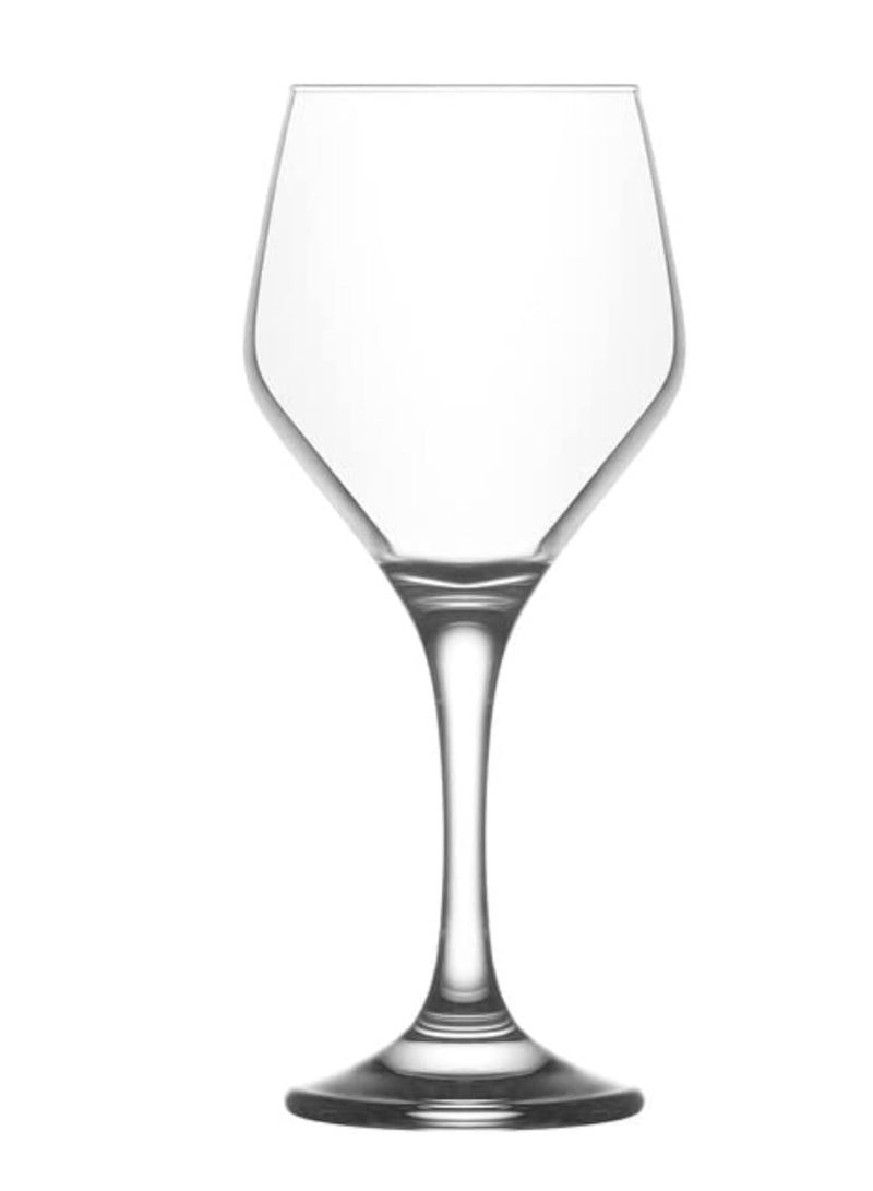 LAV ELLA 330cc 3-Piece Wine Glass Set – Elegant Crystal Stemware for Red & White Wine, Durable and Stylish Design - Image 1