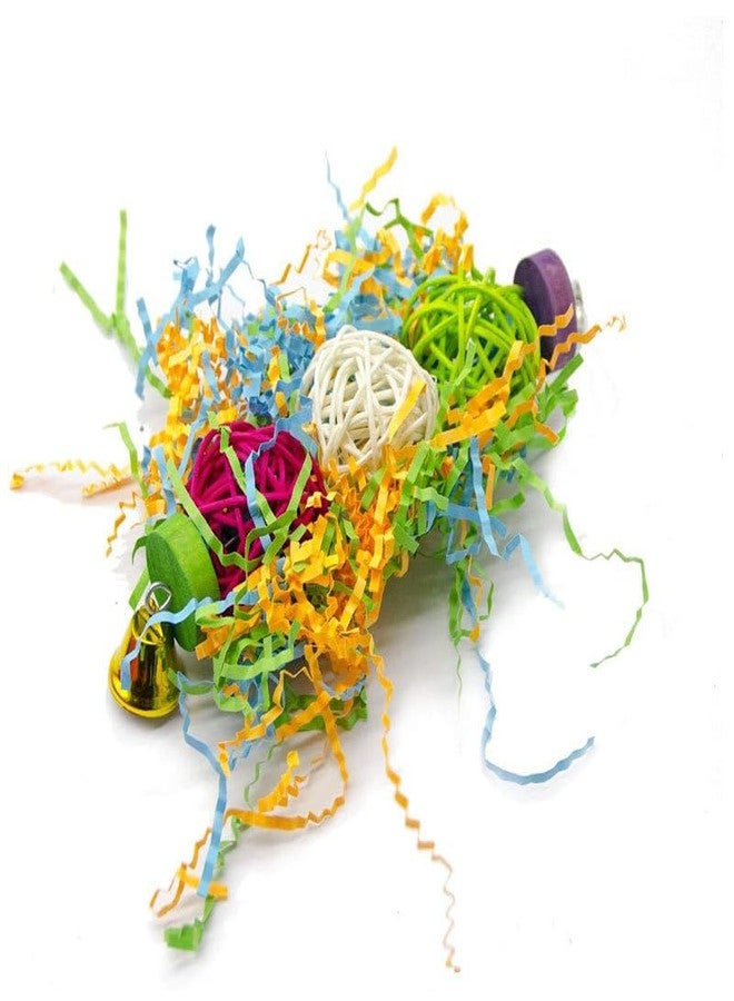 josaner-zz 3 PCS Bird Chewing Toys Foraging Shredder Toy Parrot Cage Bird Loofah Hanging Toyfor Small Medium Parrots, Conures, Cockatiel, Budgies, Lovebird Parrotlet, and Bird Cage Accessorie - Image 5