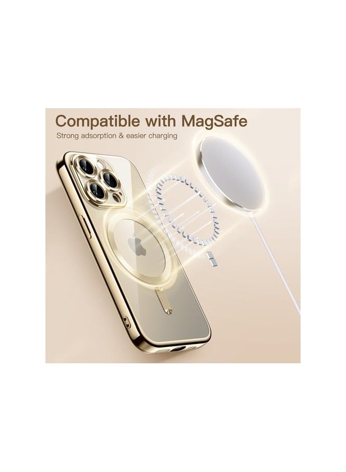 جي تيك حافظة JETech ناعمة شفافة لهاتف iPhone 15 Pro مقاس 6.1 بوصة، حماية كاملة لعدسة الكاميرا، متوافقة مع الشحن اللاسلكي MagSafe، غطاء هاتف TPU مطلي بالكهرباء مقاوم للصدمات (ذهبي) حافظة JETech ناعمة شفافة لهاتف iPhone 15 Pro مقاس 6.1 بوصة، حماية كاملة لعدسة الكاميرا، متوافقة مع الشحن اللاسلكي MagSafe، غطاء هاتف TPU مطلي بالكهرباء مقاوم للصدمات (ذهبي) - Image 4