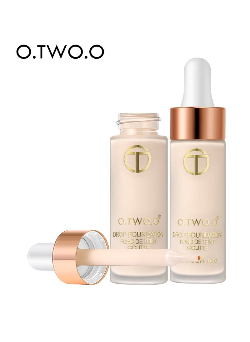 O.TWO.O O2O Foundation Drop Medium Coverage Dark Brown - 03 - Image 1