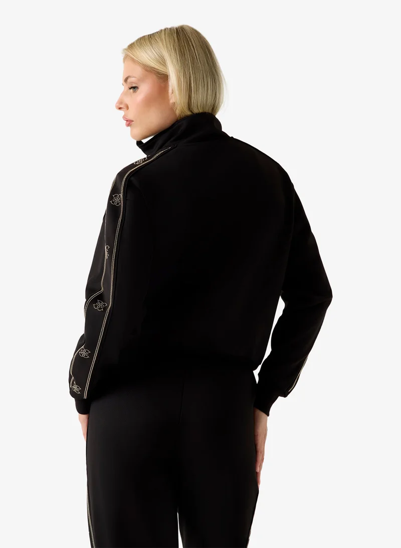 جس Octavia High Neck Full-Zip Jacket