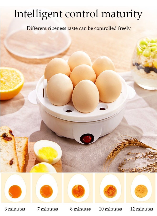 DUNISO - Double Layer Egg Cooker, Multifunctional Electric Steam Egg Boiler, Quick Egg Boiler With Handle， Automatic Power Off, High Temperature Resistance,Can Cook 14 Eggs, 350W, 15 * 21cm - Image 1