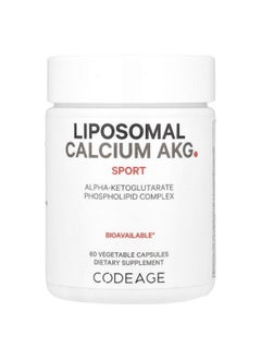 Codeage Codeage, Liposomal Calcium AKG, Sport, 700 mg, 60 Vegetable Capsules 