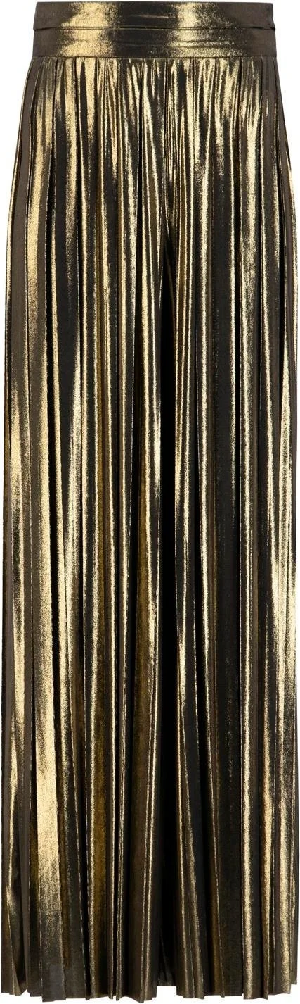 ARMINE بنطلون مطوي لامع 24K2701 ذهبي