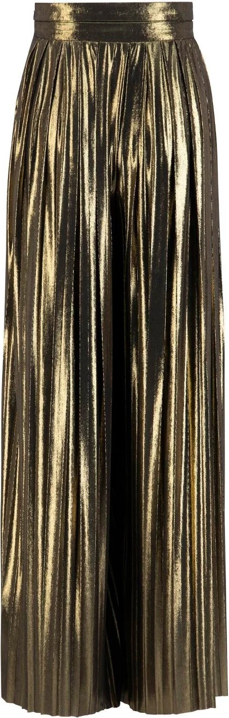 ARMINE بنطلون مطوي لامع 24K2701 ذهبي