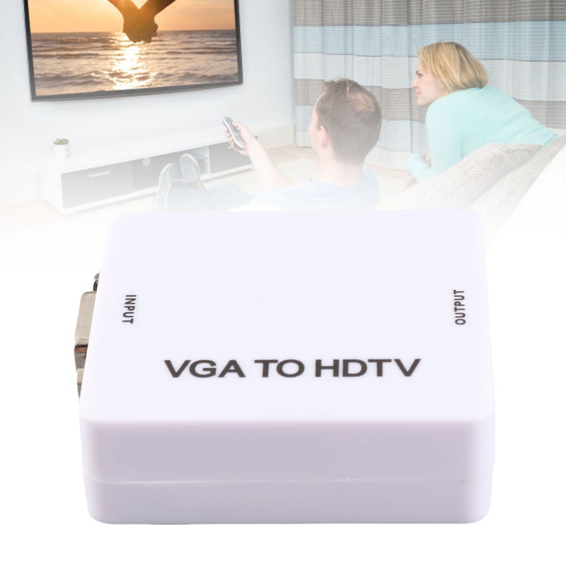 Mini VGA to HD Multimedia Interface Converter 1080P VGA2HD Multimedia Interface Adapter For PC Laptop DVD to HDTV Projector - Image 2