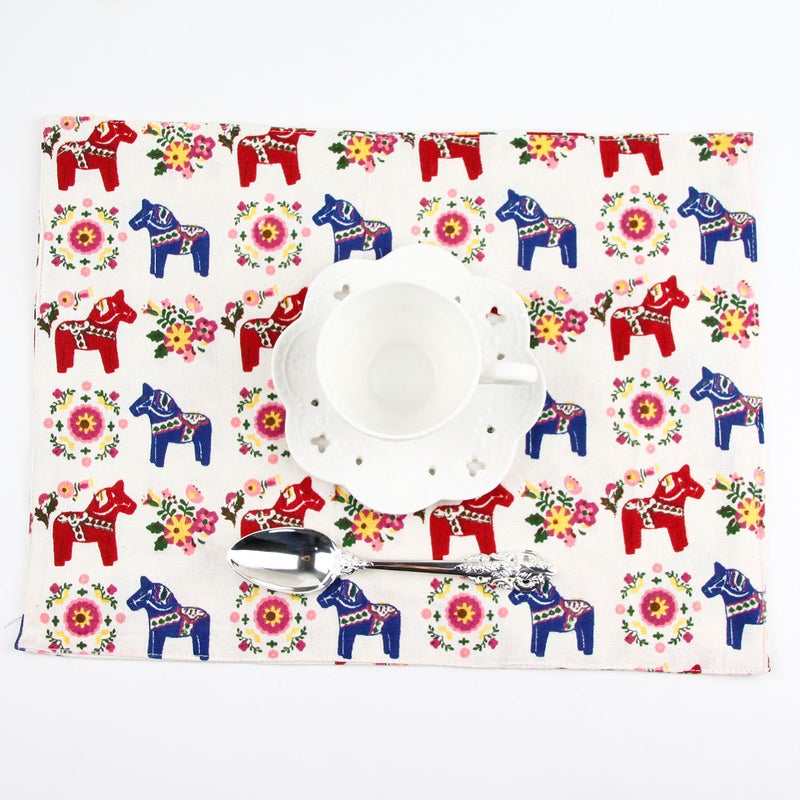 Japanese Whale Lunch Mat For Primary School Students Polyester Cotton Fabric Double Layer Placemat For Children And Students Napkin Insulation Mat Plate Mat - Image 4
