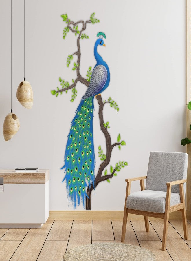 CVANU Beautiful Design Printed PVC Vinyl Wall Sticker for Decoration, Multicolour Size (70cmx37.5cm) Design D - Image 1