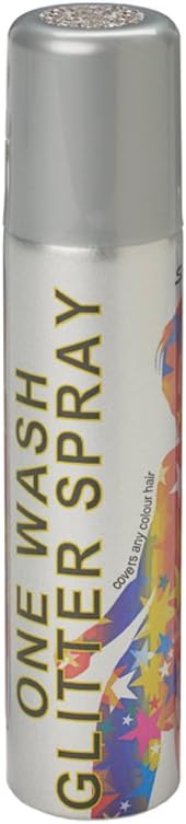Stargazer Glitter Hair Spray Silver x 1