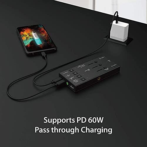 j5create Live Video Capture Card - Dual HDMI to USB-C, Supports 1080p 60Hz Video and Audio Recording, Power Delivery 60W Pass Through, Ideal for PC Xbox Playstation Android Game Live Streaming (JVA06) - Image 5