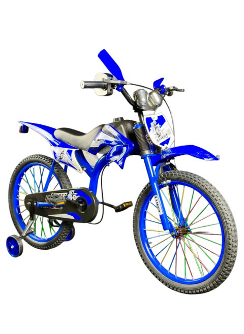 TIGER KIDS BIKE MOTOCIKL STYLE SIZE 20 INCHES for children from 6 to 10 years old