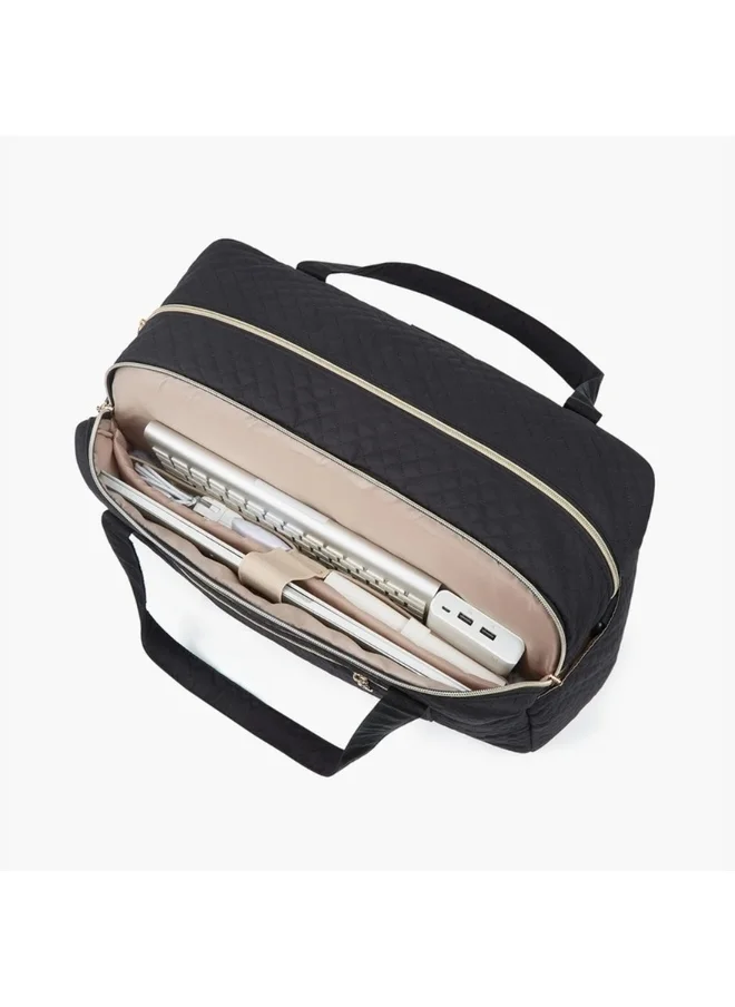 باج سمارت BAGSMART Black Weekender Overnight Bag Large Carry-on Bag With Shoe Bag
