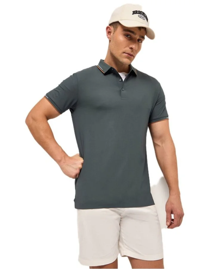 THE BEAR HOUSE Men's Polo Shirt for Casual & Semi-Formal Wear | Classic Collar Neck T-Shirt | Comfortable, Stylish & Versatile for Office, Travel, Outings & Everyday Use