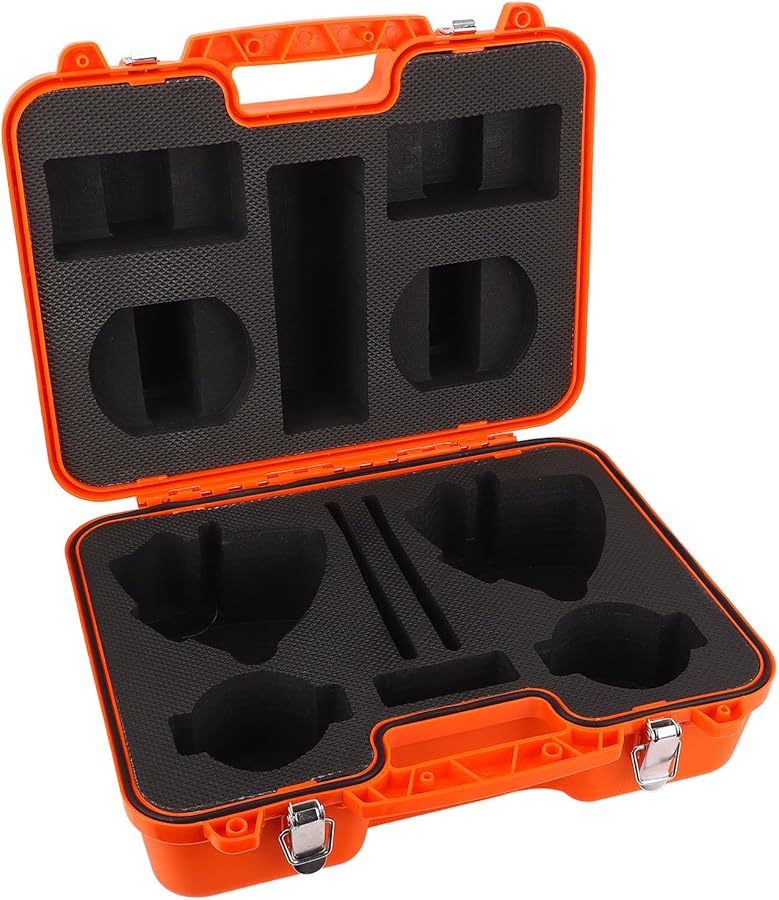Large Capacity Portable Total Station Carrying Case Durable PP Material Double Lock Secure Storage - Image 3