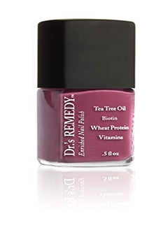 Dr.'s Remedy All Natural Vegan Nail Polish Brilliant Berry Organic NonToxic 3 Piece Quick Dry Long Lasting  Total TwoInOne Glaze Brave Berry Mindful Mulberry  - Image 2