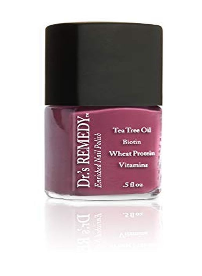 Dr.'s Remedy All Natural Vegan Nail Polish Brilliant Berry Organic NonToxic 3 Piece Quick Dry Long Lasting  Total TwoInOne Glaze Brave Berry Mindful Mulberry  - Image 2