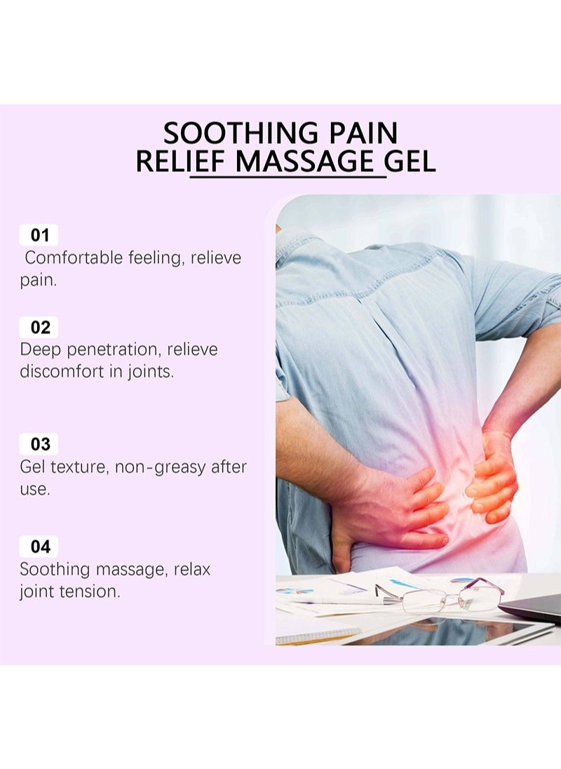 SOUTH MOON Joint Gel Purple Gel,Soothing Massage Cream,Pain Relief Massage Gel,Joint Activities Throughout The Body,Soothes Knees,Lumbar,Neck,Hands and Feet  - Image 2