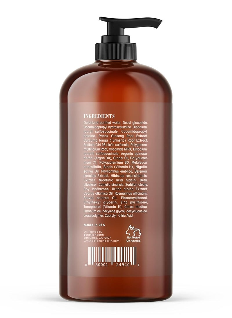 Botanic Hearth BOTANIC HEARTH Biotin Shampoo - 16 fl oz - Promotes Thicker, Fuller Hair - Hydrating & Nourishing Formula for Stronger Hair Growth - Sulfate-Free, Paraben-Free, Safe for All Hair Types  - Image 2
