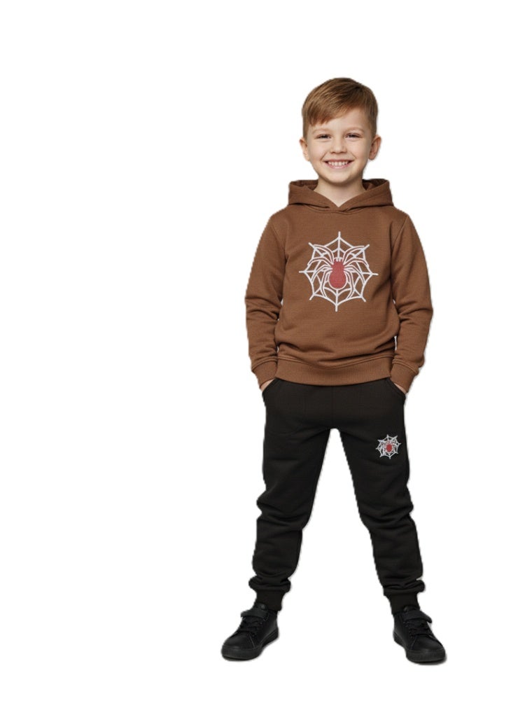 Kids' Athletic Pajamas, Hoodie and Pants Set, Comfortable Cotton for Everyday Wear