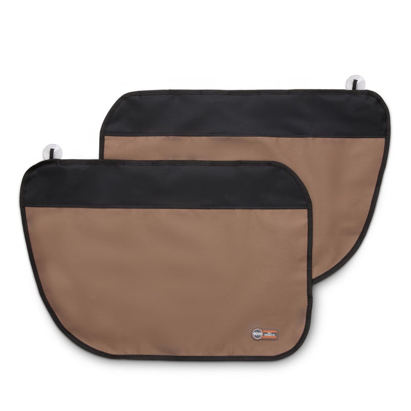 KH  K&H PET PRODUCTS Vehicle Door Protector Tan, 2 Packs Interior Car Door Protector from Dog Scratching, Sedan and SUV Pet Protector for Car Door Scratches