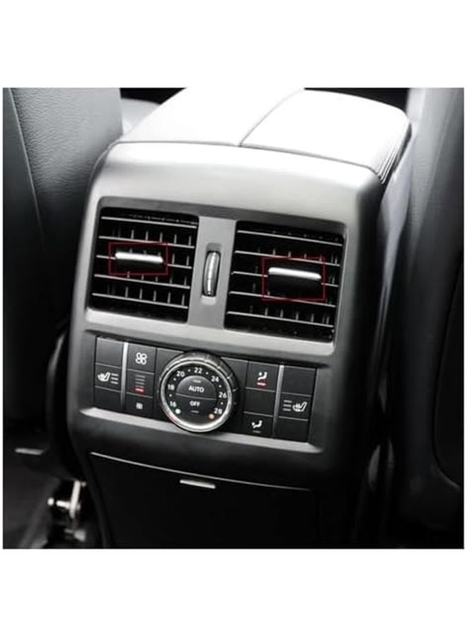 مرسيدس W166 ML GL GLE GLS وحدة التحكم المركزية فتحة تهوية مكيف الهواء شبكة منفذ أسود 1 قطعة - Image 5